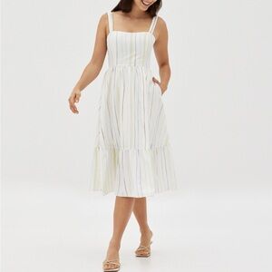 Mylah Fit & Flare Dress in Vivid Linings, XS